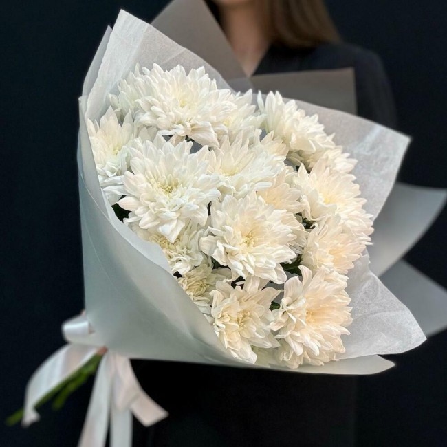 Букет цветов "Белоснежное чудо"